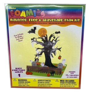 Darice Foamies Haunted Tree and Graveyard Foam Kit